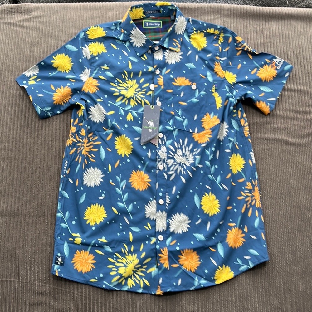 William Murray Golf Men’s Mum’s The World Polo Shirt Size Small NWT‎